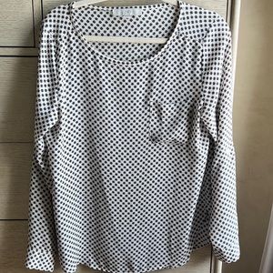 LOFT long sleeve blouse